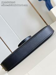 Louis Vuitton LV Bloom Pochette Bag Calfskin Black M25525 - 4