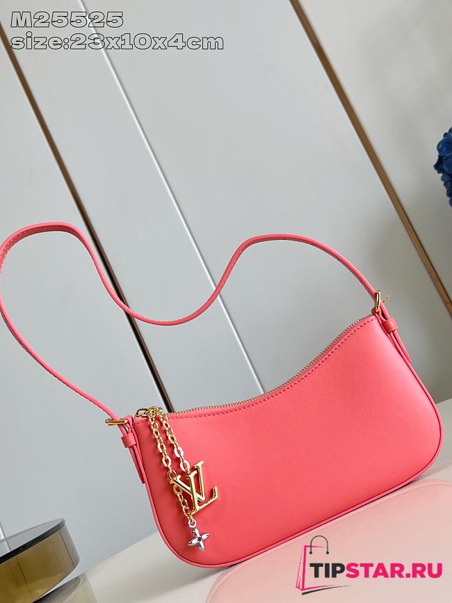Louis Vuitton LV Bloom Pochette Bag Calfskin Pink M25525 - 1