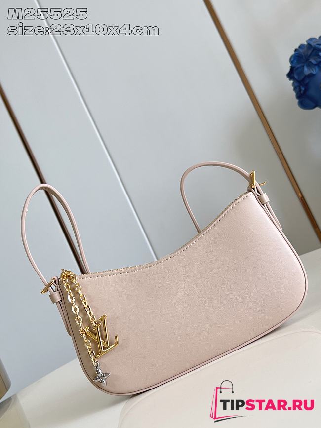 Louis Vuitton LV Bloom Pochette Bag Calfskin M25784 Sand color - 1