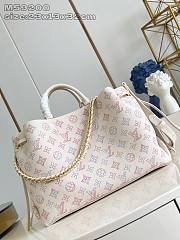 Louis Vuitton Bella Tote Perforated Mahina calfskin leather Dream Cream M15116 - 1