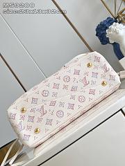 Louis Vuitton Bella Tote Perforated Mahina calfskin leather Dream Cream M15116 - 6