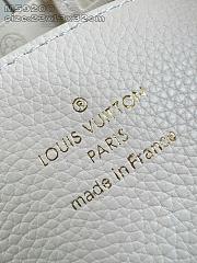 Louis Vuitton Bella Tote Perforated Mahina calfskin leather Dream Cream M15116 - 5