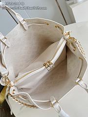 Louis Vuitton Bella Tote Perforated Mahina calfskin leather Dream Cream M15116 - 3