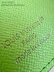 Louis Vuitton LV Charms Pocket Wallet Monogram/Zesty Lime M14628 - 6