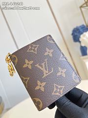 Louis Vuitton LV Charms Pocket Wallet Monogram/Zesty Lime M14628 - 4