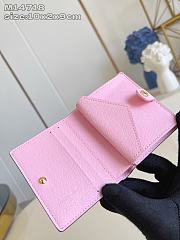 Louis Vuitton LV Charms Pocket Wallet Monogram/Cotton-Candy Pink M14718 - 3