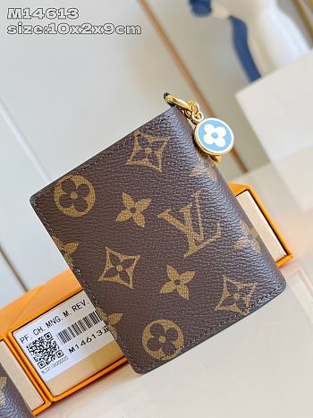 Louis Vuitton LV Charms Pocket Wallet Monogram/Azure Blue M14613