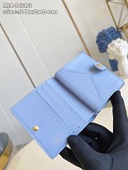 Louis Vuitton LV Charms Pocket Wallet Monogram/Azure Blue M14613 - 5