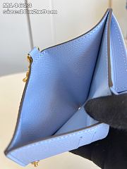 Louis Vuitton LV Charms Pocket Wallet Monogram/Azure Blue M14613 - 4