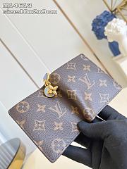 Louis Vuitton LV Charms Pocket Wallet Monogram/Azure Blue M14613 - 2