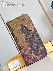 Louis Vuitton Zippy Wallet Monogram Landscape Damier In Brown - 6
