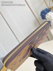 Louis Vuitton Zippy Wallet Monogram Landscape Damier In Brown - 4
