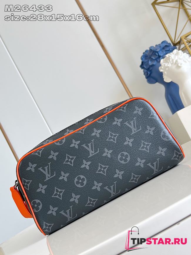 Louis Vuitton Dopp Kit Monogram Eclipse Canvas Orange M26433 - 1
