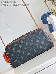 Louis Vuitton Dopp Kit Monogram Eclipse Canvas Orange M26433 - 1