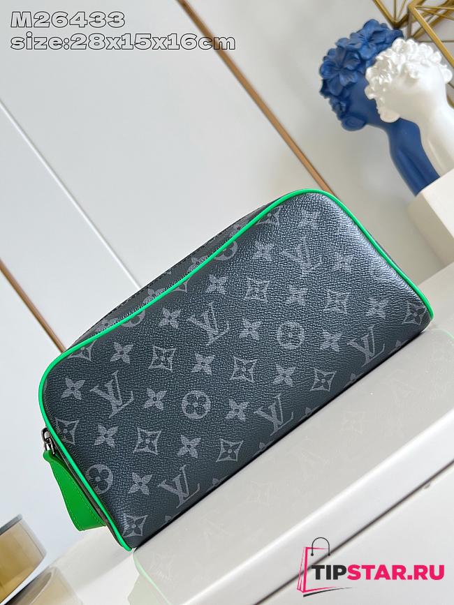 Louis Vuitton Dopp Kit Monogram Eclipse Canvas Green M26433 - 1