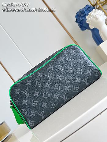 Louis Vuitton Dopp Kit Monogram Eclipse Canvas Green M26433