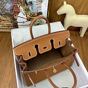Hermes Birkin 25 Gold Hardware in Brown Color - 5