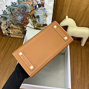 Hermes Birkin 25 Gold Hardware in Brown Color - 4