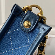Chanel Denim Hobo Bag Gold Hardware - 2