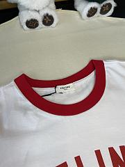 Chanel Paris T-Shirt In White/Red - 5