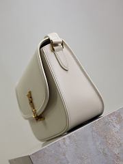 Ysl Medium Solferino Bag Leather In White - 3