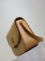 Ysl Medium Solferino Bag Leather In Beige - 2