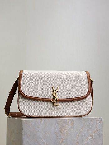 Ysl Medium Solferino Bag Canvas exterior