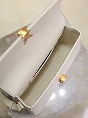 Ysl Small Solferino Bag Leather In White - 6