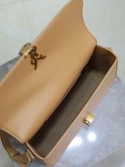 Ysl Small Solferino Bag Leather In Beige - 5