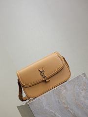 Ysl Small Solferino Bag Leather In Beige - 4