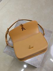 Ysl Small Solferino Bag Leather In Beige - 2