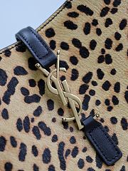Ysl LE 5 À 7 supple small in pony hair leather beige and black - 3