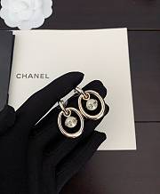 Chanel white pearl earrings - 4