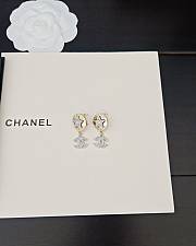 Chanel two-color round five-pointed star earrings - 4
