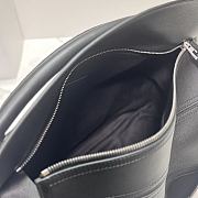 Loewe Large Puzzle Biker bag in shiny calfskin Black - 4