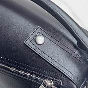 Loewe Large Puzzle Biker bag in shiny calfskin Black - 5
