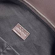 Loewe Large Puzzle Biker bag in shiny calfskin Brown - 6