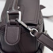 Loewe Small Puzzle Biker bag in shiny calfskin Brown - 4