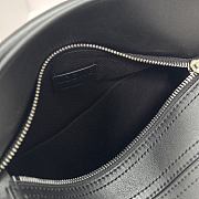 Loewe Small Puzzle Biker bag in shiny calfskin Black - 5