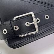 Loewe Small Puzzle Biker bag in shiny calfskin Black - 2