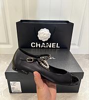 Chanel Mary Jane Shoes In Black Color - 1