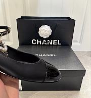 Chanel Mary Jane Shoes In Black Color - 6
