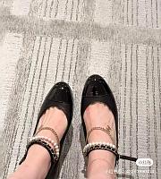 Chanel Mary Jane Shoes In Black Color - 4