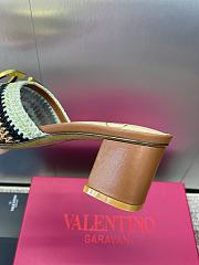 Valentino Logo Metal Buckle Block High heels 6cm - 4