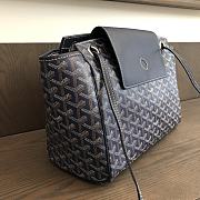 Goyard Goyardine Rouette PM Shoulder Bag Leather Navy Blue - 4