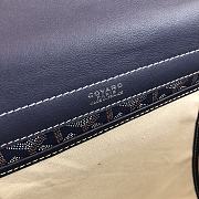 Goyard Goyardine Rouette PM Shoulder Bag Leather Navy Blue - 3