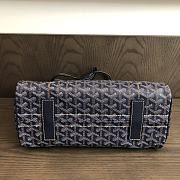 Goyard Goyardine Rouette PM Shoulder Bag Leather Navy Blue - 2