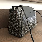 Goyard Goyardine Rouette PM Shoulder Bag Leather Black - 4