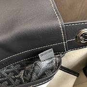Goyard Goyardine Rouette PM Shoulder Bag Leather Gray - 3