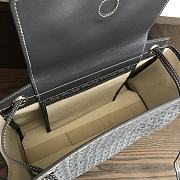 Goyard Goyardine Rouette PM Shoulder Bag Leather Gray - 4